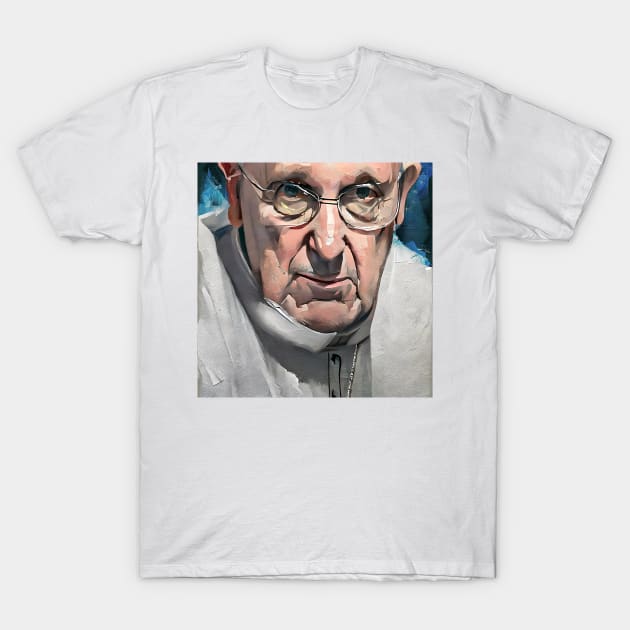 Pope Francis T-Shirt by bogfl